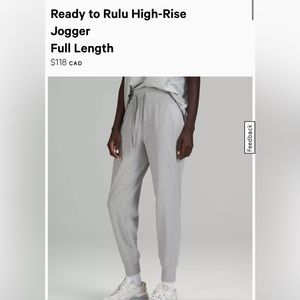 Ready to Rulu High Waisted Jogger